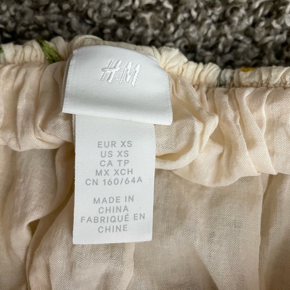 H&M Floral Tube Top & Long Skirt Set - Picture 4 of 6